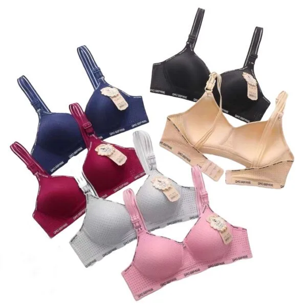 Printed Strips Bra