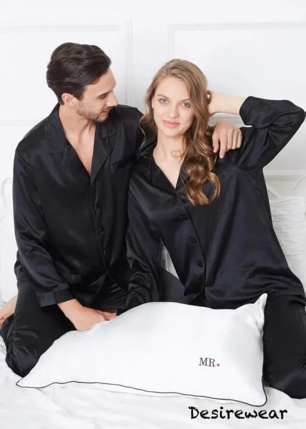 Couble Night Dress in Black Color
