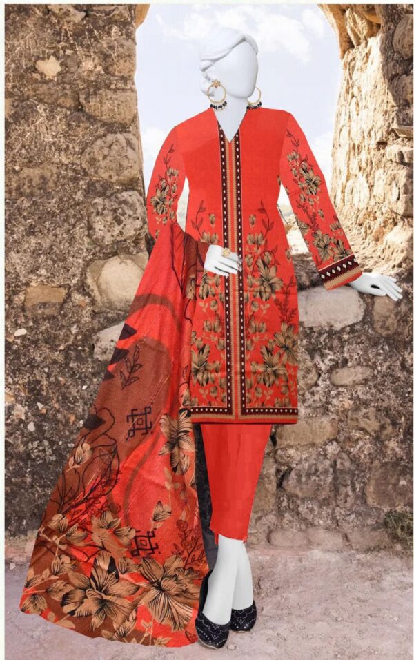 Digital Linen Tana Dora Printed Shirt