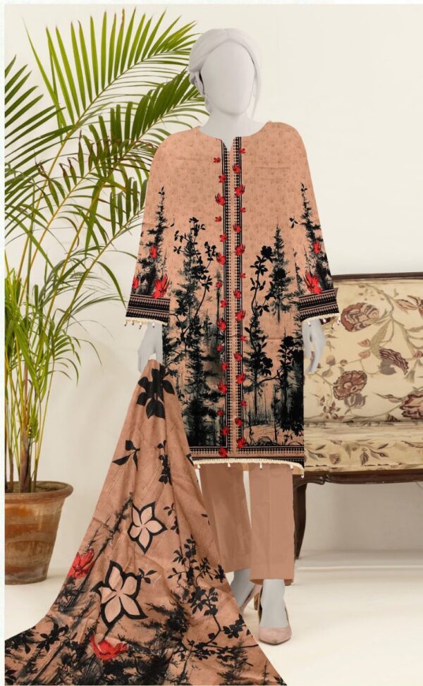 Digital Linen Tana Dora Three Piece