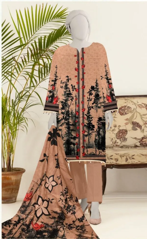 Digital Linen Tana Dora Three Piece