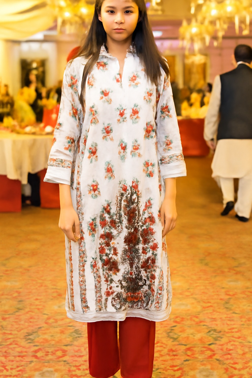 Sokamal Women’s Embroidered Linen Shirt