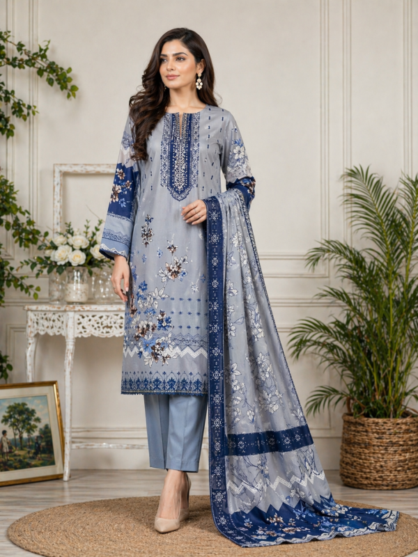 Zunasha Lawn 3 Piece Suit